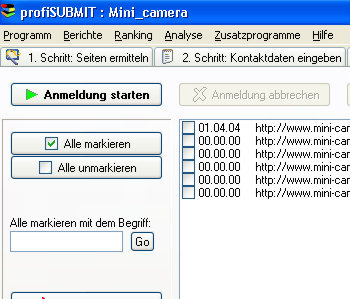 ACX ProfiSubmit Screenshot